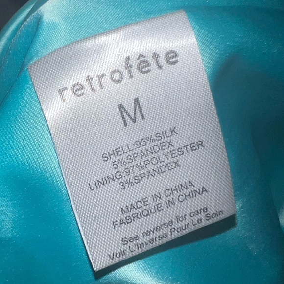 Retrofete Anahita Silk Dress in size M - Picture 12 of 12